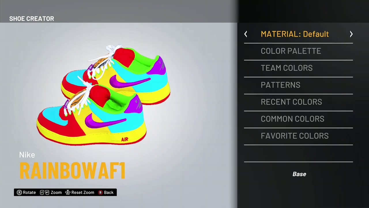 rainbow air force 1 2k21