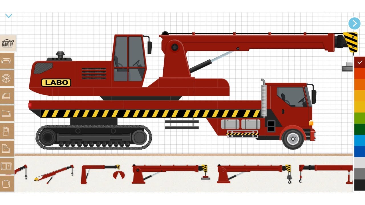 Labo Construction Truck | Heavy Duty Magnetic Crane