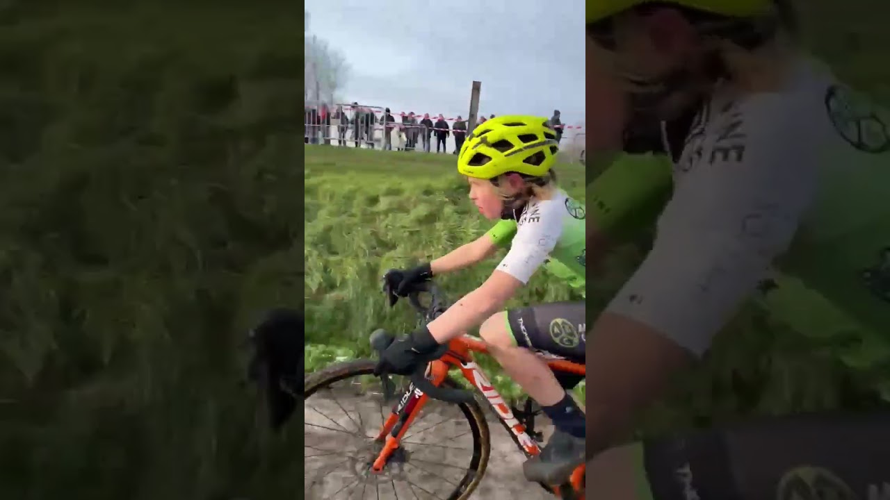 Cyclocross Wodecq : 1e plaats op 40 deelnemers.