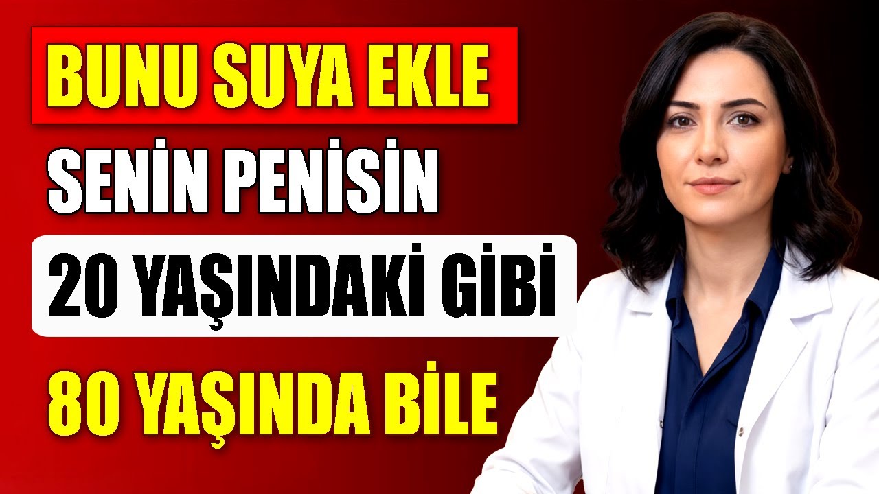 60 Yaşından Sonra Sade Su İçmeyin! Bu MİNERALİ Ekleyin, Alt Bölgedeki Kan Akışı Güçlensin