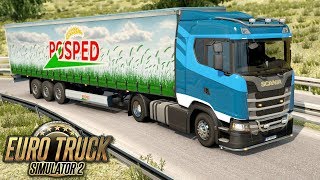 Pierwsza trasa nową ciężarówką - Euro Truck Simulator 2 | (#4) screenshot 3