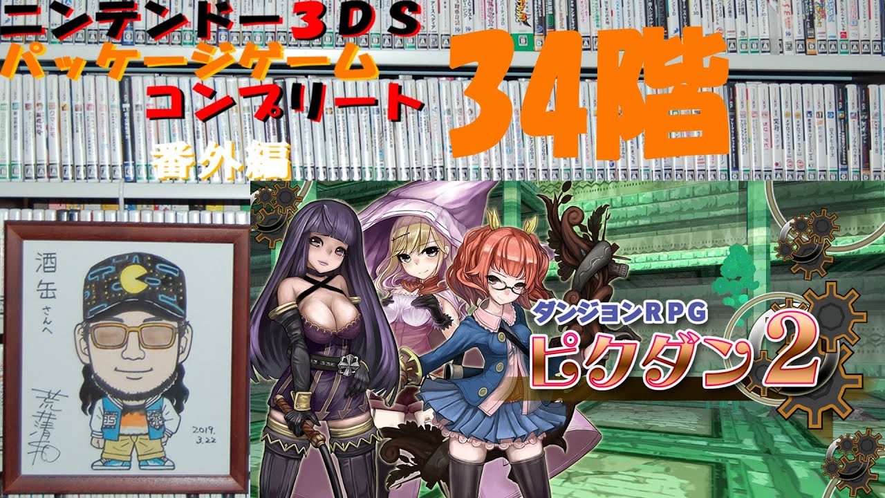 ４０回目 ダンジョンrpg ピクダン2 ３３階 自分が開発にかかわったタイトルに挑戦 ニンテンドー３ｄｓパッケージゲームコンプリート 番外編 ゲームコレクター 酒缶 Youtube
