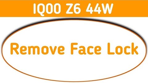 IQOO Z6 44W - Remove face password | IQOO Z6 44W mobile mein face lock kaise hataye