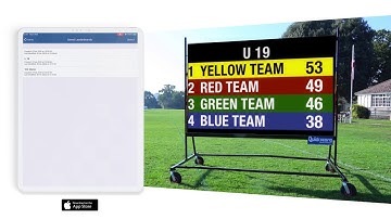 Quickscore SMART Scoreboards - QS Leaderboard App Promo Video