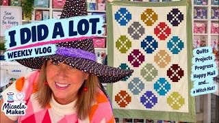 My Most Productive Week Yet? Quilts, Natural Dye & a Witch Hat
