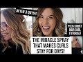 HOW TO MAKE CURLS LAST WITH ONE PRODUCT! + Short Hair Curl Tutorial | xameliax