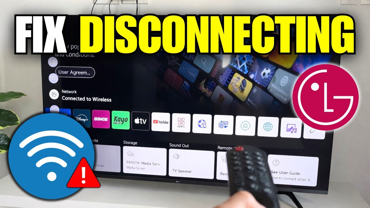 How To Fix LG TV WiFi Keeps Disconnecting - YouTube