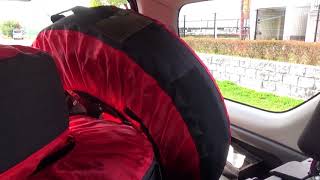 【ジムニー JB23W】冬から春へ荷台満載でタイヤ交換へ