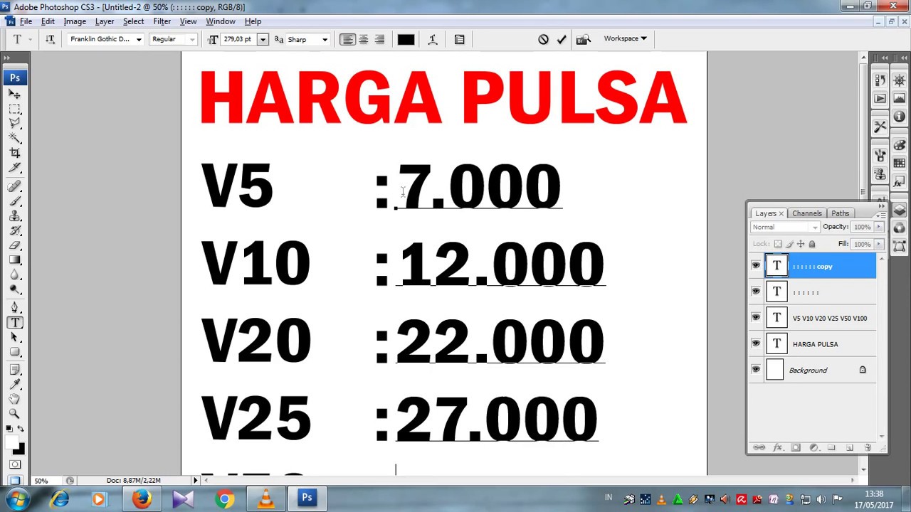 Cara desain  spanduk  di  Photoshop cs3 YouTube