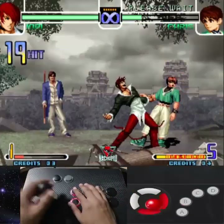 KOF 2002 Combo de Iori 100%