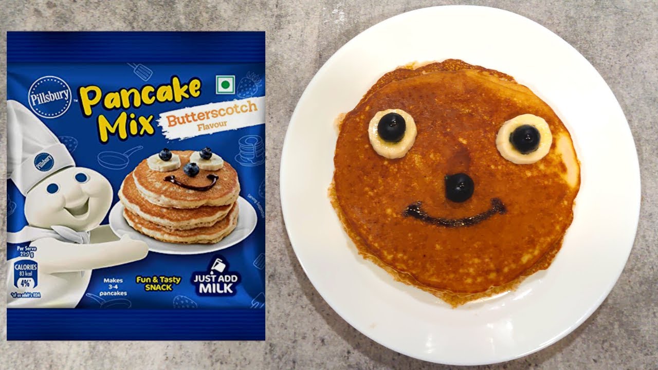 Pillsbury Pancake Mix Butterscotch Flavour Recipe in Hindi पिल्सबरी