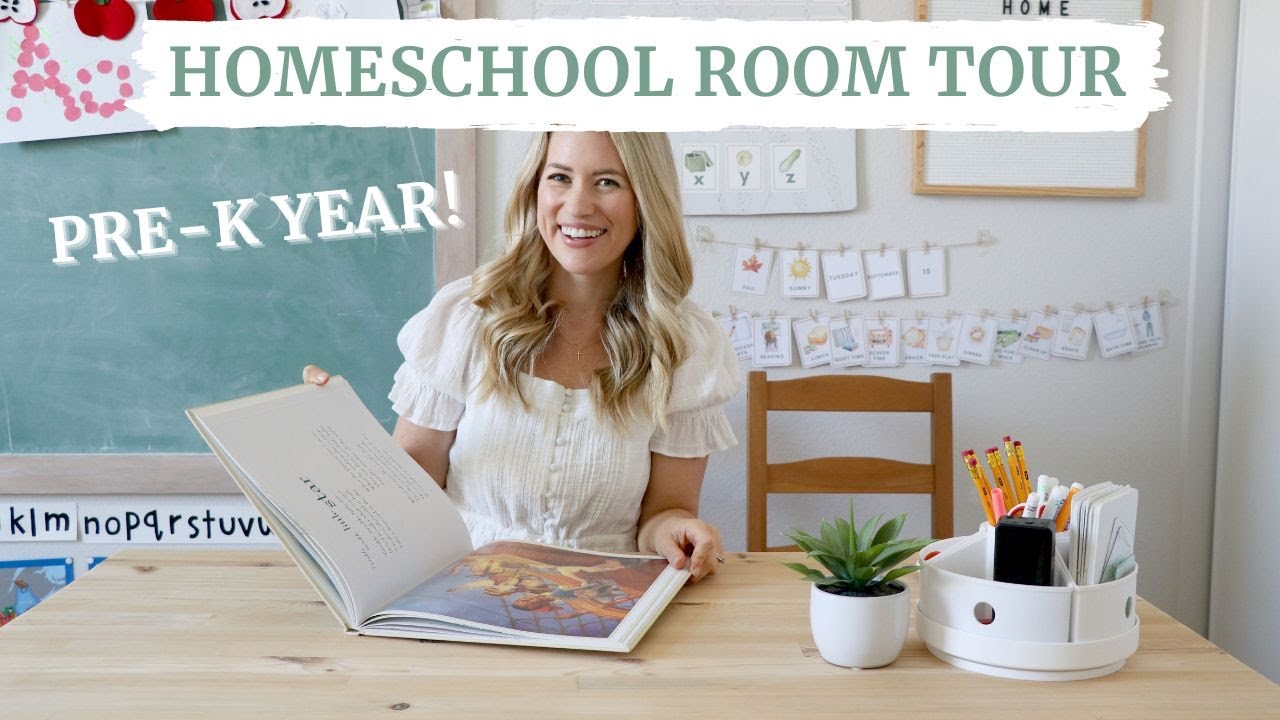 Homeschool Room Tour and Pre-K Homeschool Favorites!