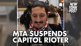 MTA worker suspended after calling out sick to attend Capitol riot | New York Post