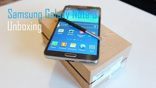 (Jet Black) Samsung Galaxy Note 3 Unboxing and Walkthrough