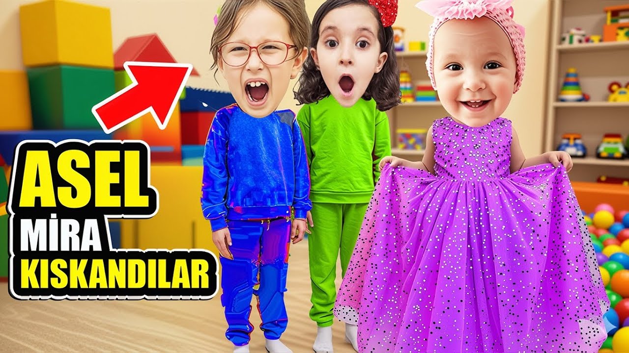 ASEL MİRAYA YENİ ELBİSE ALDIM BAHAR VE BANU ALYA ÇOK KISKANDI !! 