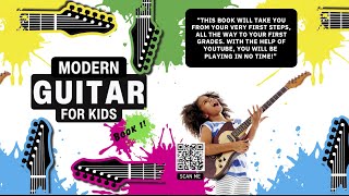 Modern Guitar for Kids lesson 2 - Beginners Basics [Learn The Names Of All The Strings]