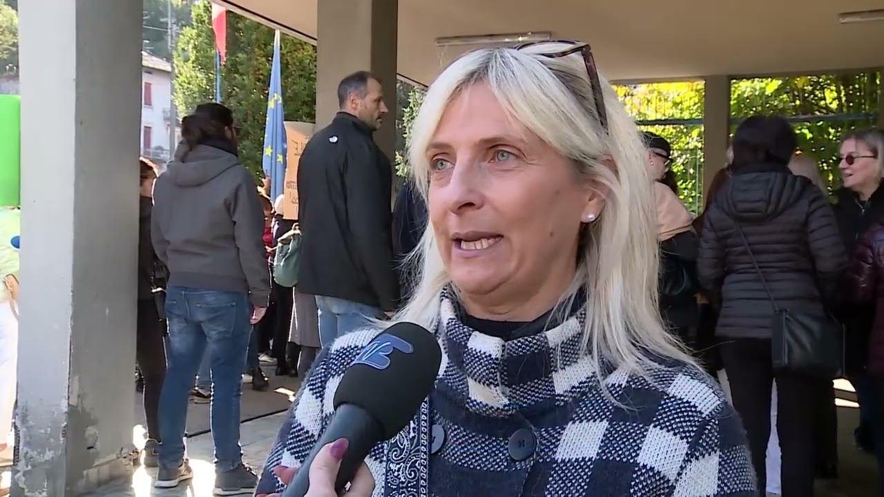 Etg - Presidio alla scuola di Ponte Chiasso, la protesta contro la chiusura