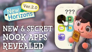 Animal Crossing New Horizons - New & SECRET NookPhone Apps Revealed (2.0 Update) screenshot 4