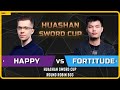 Wc3  ud happy vs fortitude hu  bo3 round robin  huashan sword cup