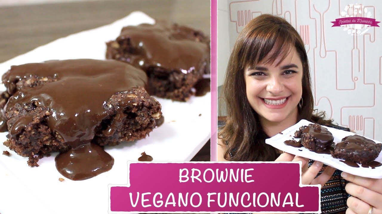 BROWNIE VEGANO FUNCIONAL #403 RECEITAS DA MUSSINHA