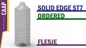 Solid Edge - Ordered - Sweep Pattern Extrude Revolve