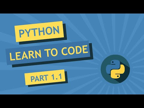 Python Learn to Code 1.1 - introduction