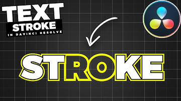 How To Add STROKE To TEXT In Davinci Resolve