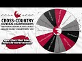 2025 CCAA Cross-Country Championships - Men's Race Starting Box Draw
