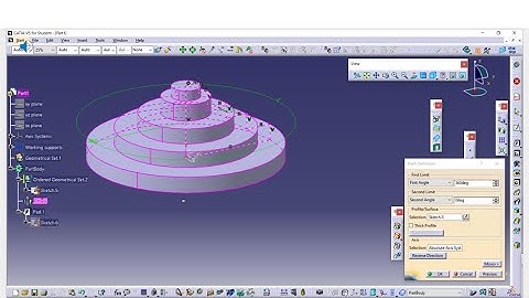 SHAFT V/S PAD : USING SHAFT FEATURE IN CATIA V5