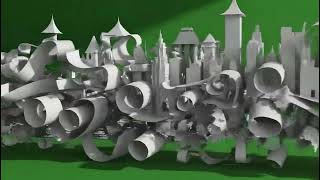 Epic Paper Cut Transition Green Screen for Professional Video Projects