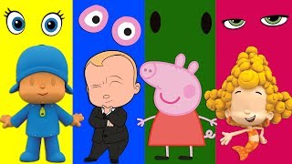 Wrong Eyes Peppa Pig Baby Boss Bubble Guppies Pocoyo Nursery Rhymes Song Finger Family Song For Kids