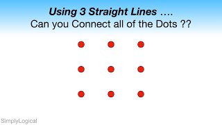 Connect 9 Dots Using 3 Straight Lines || Connecting 9 dots puzzle || Logical Puzzles screenshot 5