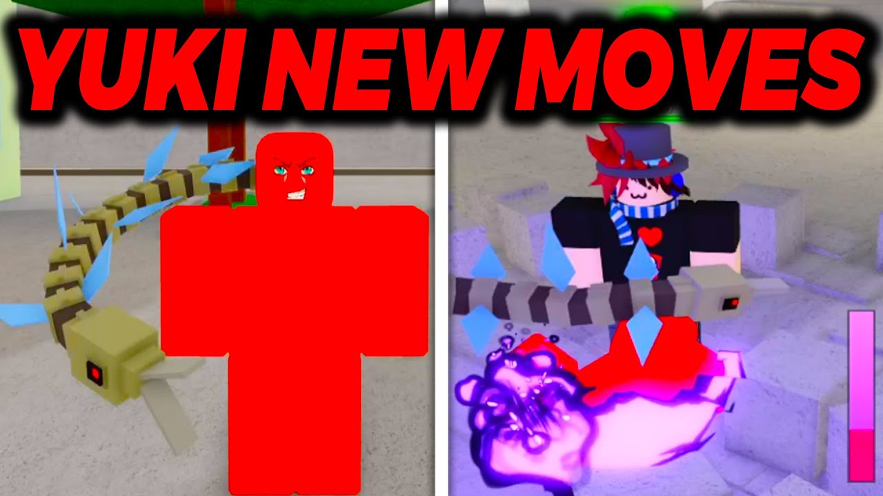 Yuki New Special Moves Showcase In Roblox Jujutsu Shenanigans