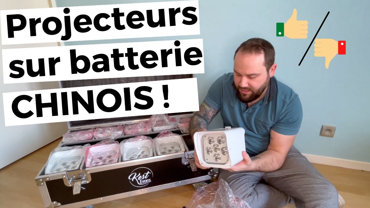 Nouveau Par Led sur batterie : Importation de chine, est-ce que ça vaut  encore le coup ? 