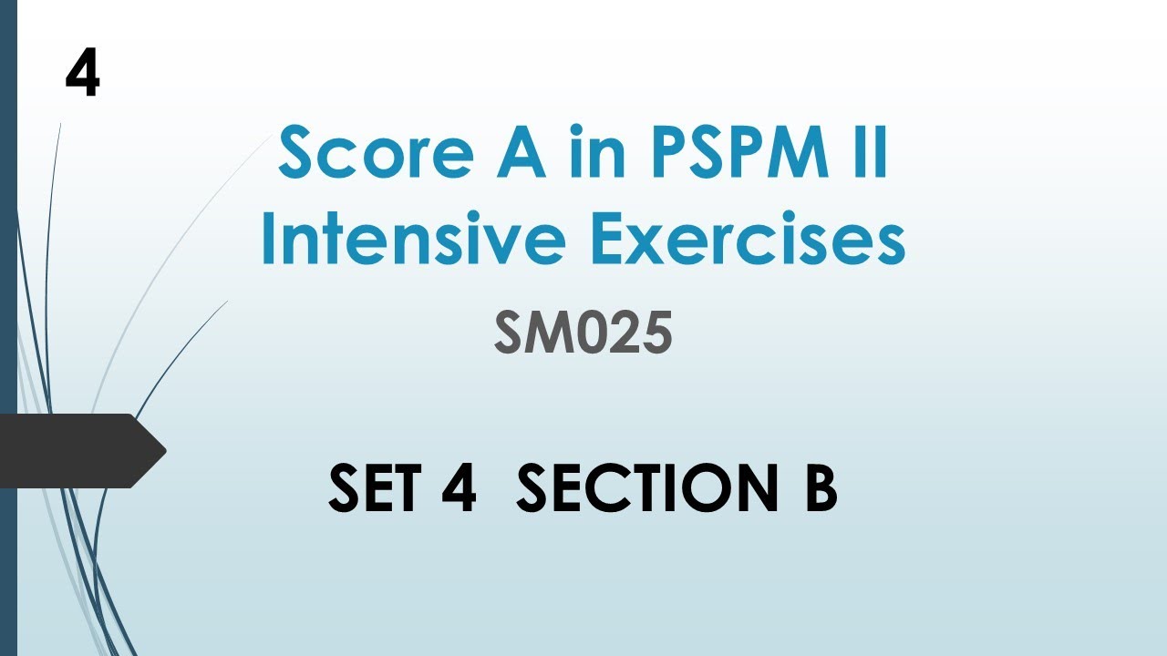 sm025-set-4-part-b-score-a-in-pspm-ii-youtube
