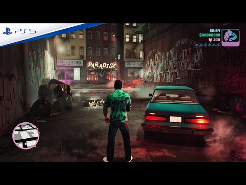 GTA Vice City Remake - Unreal Engine 5 Amazing Showcase l Concept Trailer