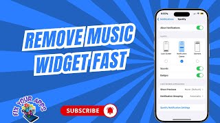 How To Remove Music Player Widget From iPhone Lock Screen Notification - Full Tutorial