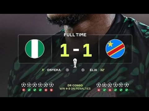 Nigeria Vs DR Congo Nigeria Why Na Nigrani Nigeria Football 