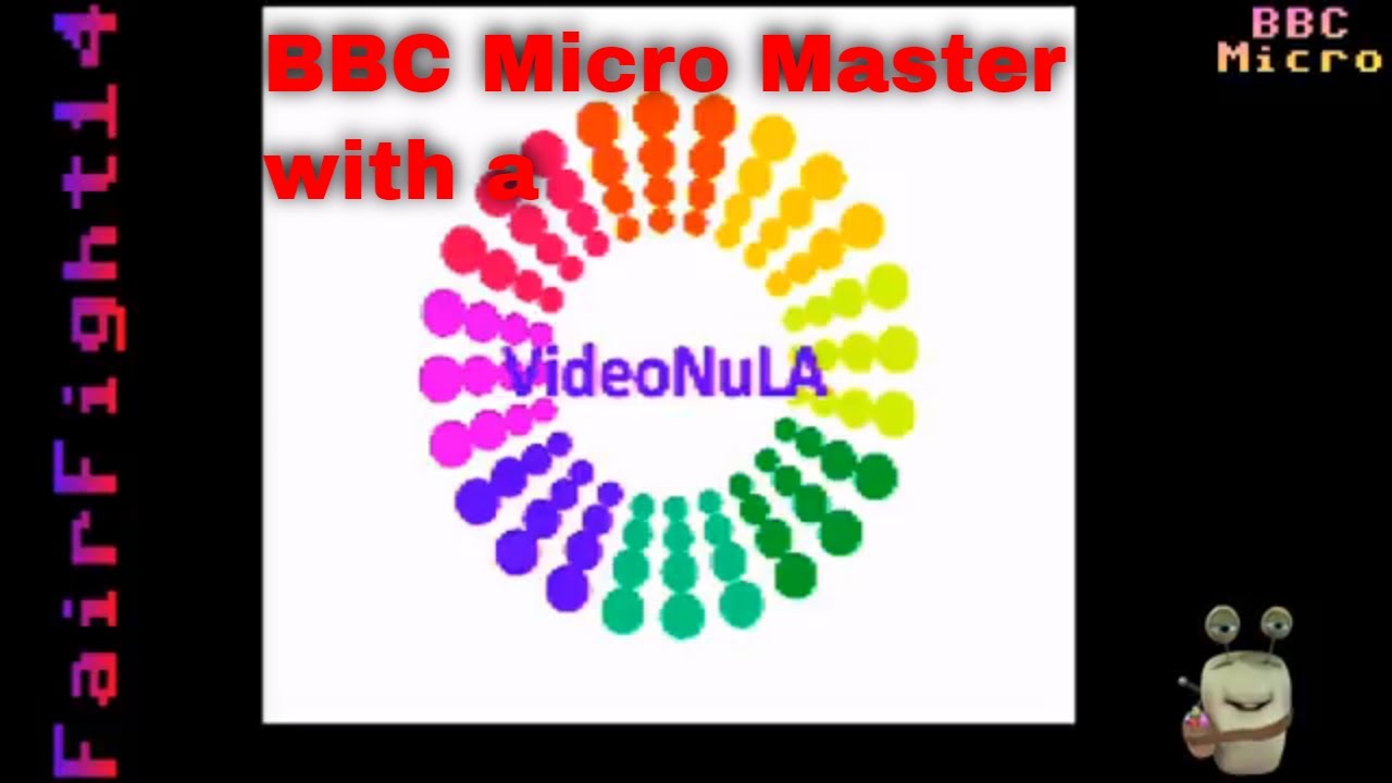 BBC Micro Master with a VideoNuLA - YouTube