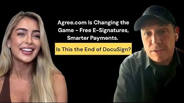 Agree.com Is Changing the Game - Free E-Signatures, Smarter Payments. Is This the End of DocuSign?