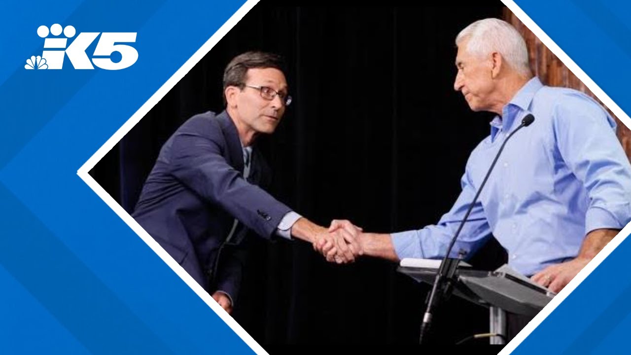 Washington gubernatorial candidates Bob Ferguson, Dave Reichert debate ...