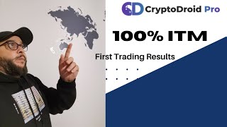 🚀Crypto Droid Pro App First Trading Session And Results. 100% In The Money!!💪 screenshot 2