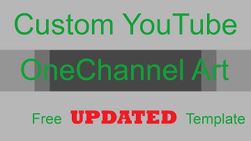YouTube Channel Art - Updated YouTube One Channel PSD Template - NEW Layout Dimensions