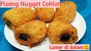 Pisang Nugget Coklat, Lumer Di Dalam
