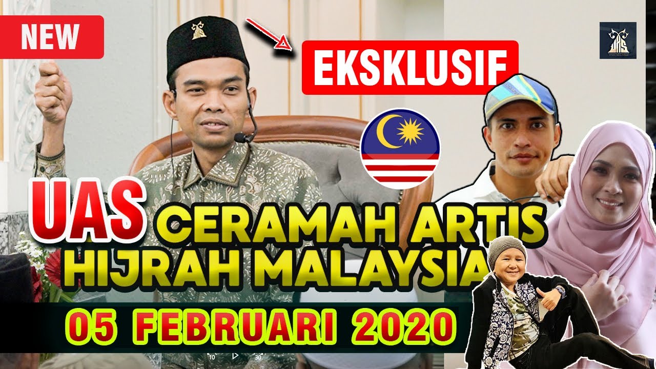 Seru Uas Bagi Ceramah Bersama Artis Hijrah Malaysia Youtube