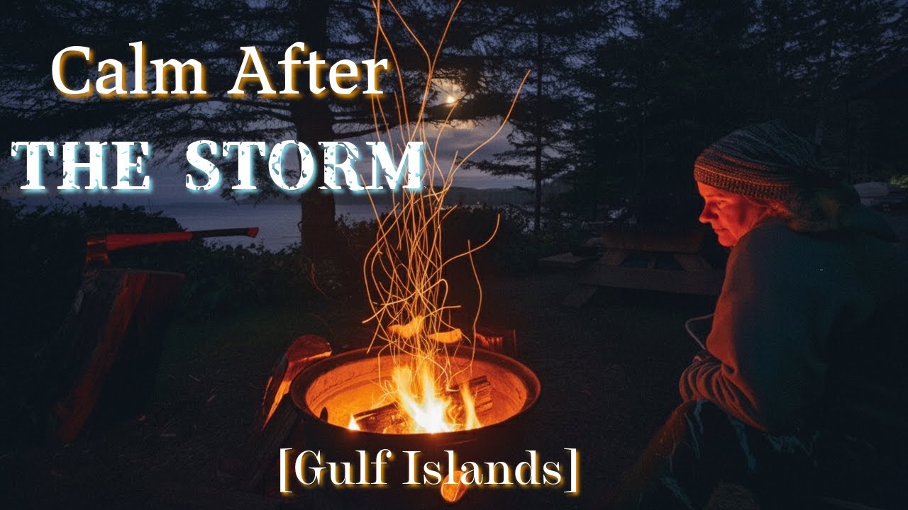 УДИВИТЕЛЬНЫЙ кемпинг на берегу моря на островах Персидского залива Британской Колумбии!