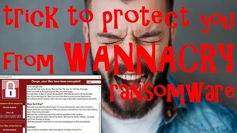 how to protect my computer from Wannacry ransomware| disable SMB | techturfy