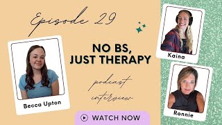 No BS, Just Therapy | A Real Talk Episode on Anxiety with Becca Upton