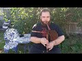 Swedish bagpipes two tunes in the garden