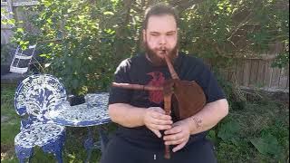 Swedish bagpipes: Two tunes in the garden